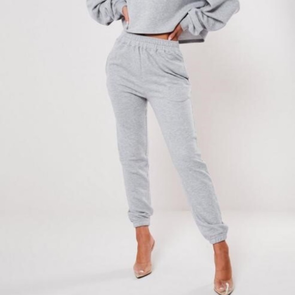 Missguided gray joggers US 4